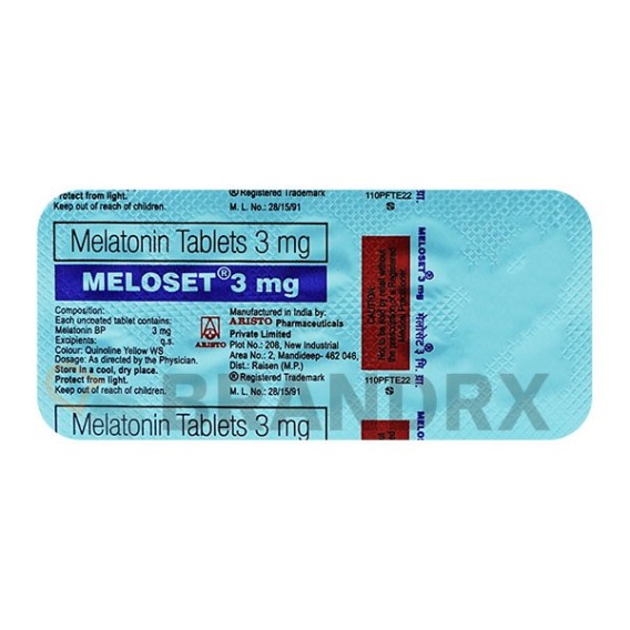 Meloset 3 mg Aristo Pharmaceuticals Pvt. Ltd.