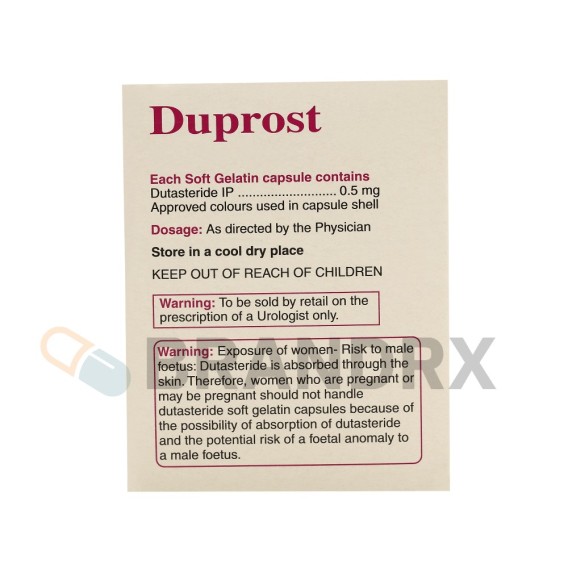 Duprost 0.5 mg (100 caps) Cipla