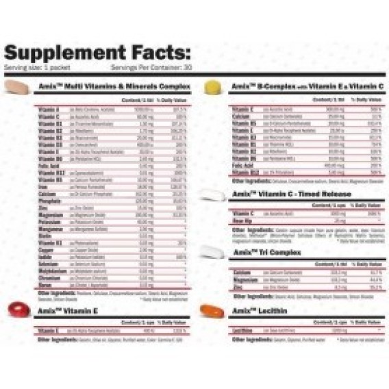 Amix Super Pack Vit & Minerals 30 bags AMIX